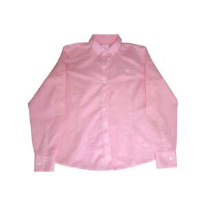 Brooks Brothers Women Supima Oxford Shirt Pink Tailored Preppy Officecore